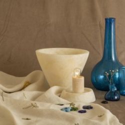 Hellenic Grandeur Alabaster Lamp